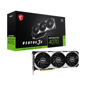 MSI nVidia GeForce RTX 4070 VENTUS 3X 12G OC Video Card  2505 MHz Boost Clock