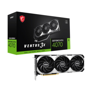 MSI nVidia GeForce RTX 4070 VENTUS 3X 12G Video Card  2475 MHz Boost Clock