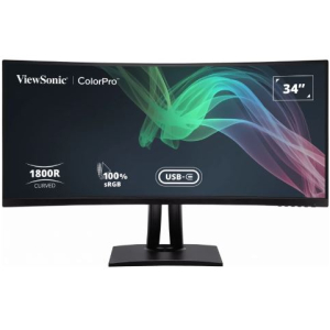 ViewSonic 34" ColorPro™ 21:9 Curved UWQHD 3440 x 1440