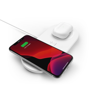 Belkin BoostCharge 15W Dual Wireless Charging Pads - White(WIZ008auWH)