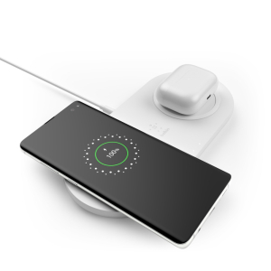 Belkin BoostCharge Dual Wireless Charging Pads 10W - White(WIZ002auWH)