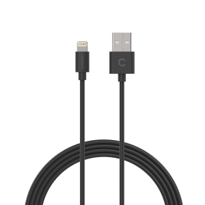 Cygnett Essentials Lightning to USB-A Cable (2M) - Black (CY2724PCCSL)