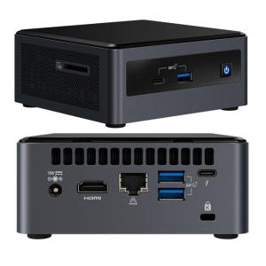 Intel NUC i7-10710U 4.7GHz 2xDDR4 M.2  2.5" SSD 3xDisplays HDMI USB-C DP GbE LAN WiFi BT VESA Thunderbolt 3 no AC Cord