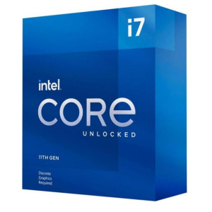Intel i7-11700KF CPU 3.6GHz (5.0GHz Turbo) 11th Gen LGA1200 8-Cores 16-Threads 16MB 125W Graphic Card Required Unlocked Retail Box 3yrs no Fan