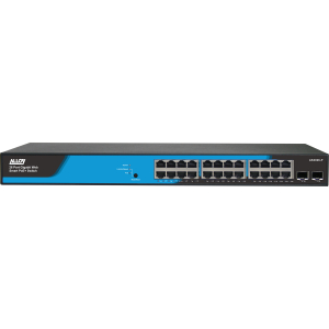 Alloy AS3026-P  26 Port Web Smart PoE+ Switch with 24x 10/100/1000Mbps Ports + 2x 1Gb SFP Ports
