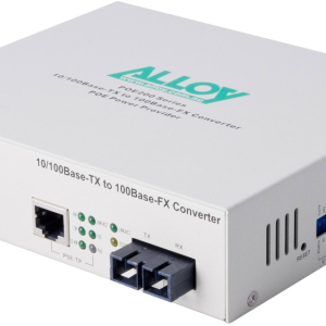 Alloy POE200SC.20 10/100Base-TX to 100Base-FX Single Mode Fibre (SC) Converter