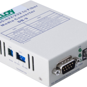 Alloy SCR460ST-3  RS-232/422/485 Serial DB-9 to Single Mode Fibre Converter. Max. range 20Km