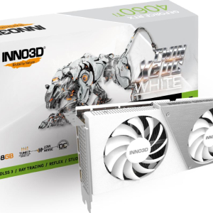INNO3D nVidia GeForce RTX 4060 Ti 8GB TWIN X2 OC White GPU 8GB GDDR6